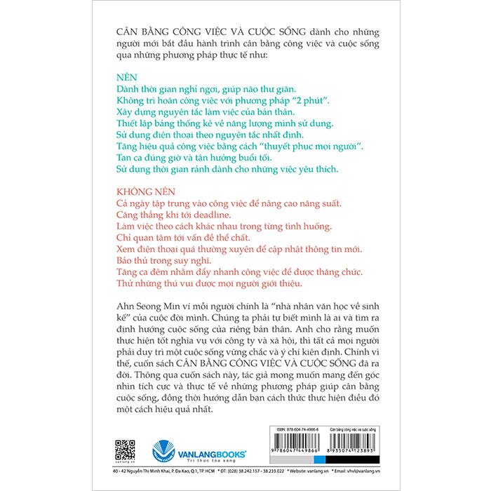 Sách - Cân Bằng Công Việc Và Cuộc Sống