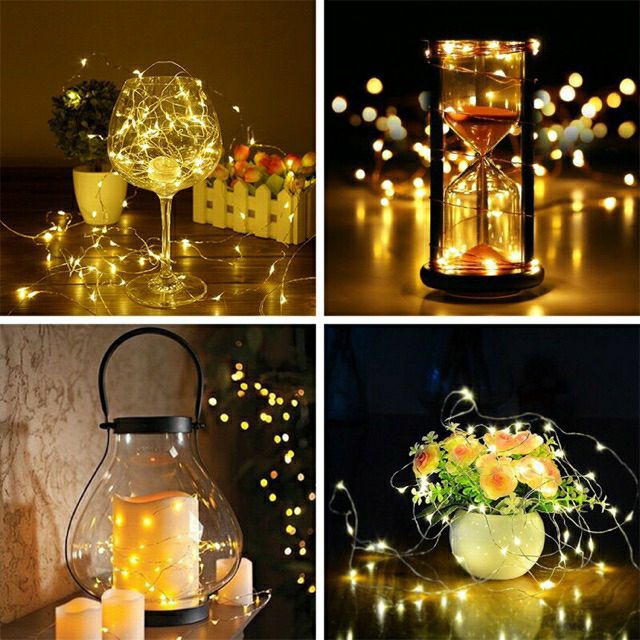 Dây đèn led đốm đóm pin, usb 1m/2m/3m