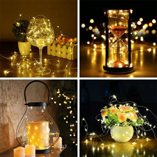 Dây đèn led đốm đóm pin, usb 1m/2m/3m