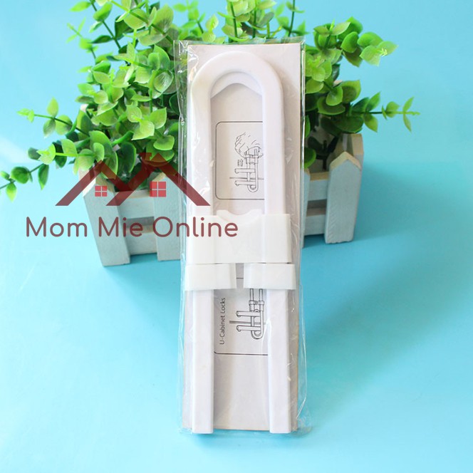 Khóa cửa tủ chữ U an toàn cho bé - I008