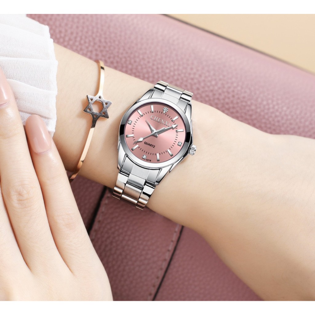 ĐỒNG HỒ NỮ CHÍNH HÃNG CHENXI DÂY THÉP CAO CẤP MẶT ĐÍNH ĐÁ SANG TRỌNG | BigBuy360 - bigbuy360.vn