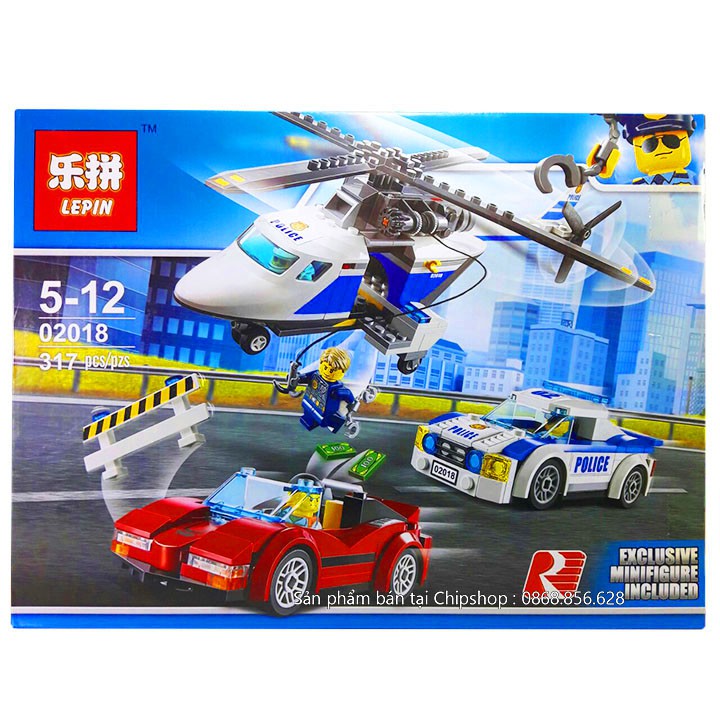 Bộ Lego Xếp Hình Ninjago Biệt Đội Swat. Gồm 317 Chi Tiết. Lego Ninjago Lắp Ráp Đồ Chơi Cho Bé