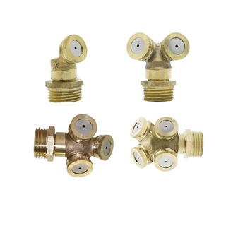1Pc 1,2,3,4 Lỗ Bằng Đồng Xịt phun sương Vòi Tưới Tưới Vườn Tưới Cây
