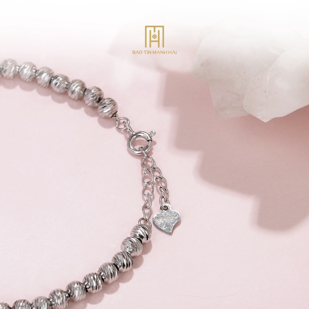 Lắc tay bi bạc xi cao cấp sáng sáng bóng phong cách HQ LB02 Bảo Tín Mạnh Hải | BigBuy360 - bigbuy360.vn