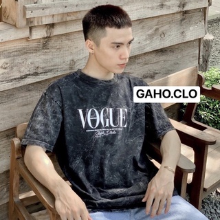 Áo thun unisex Cotton oversize WASH VOGUE TEE form rộng tay lỡ dành cho nam nữ