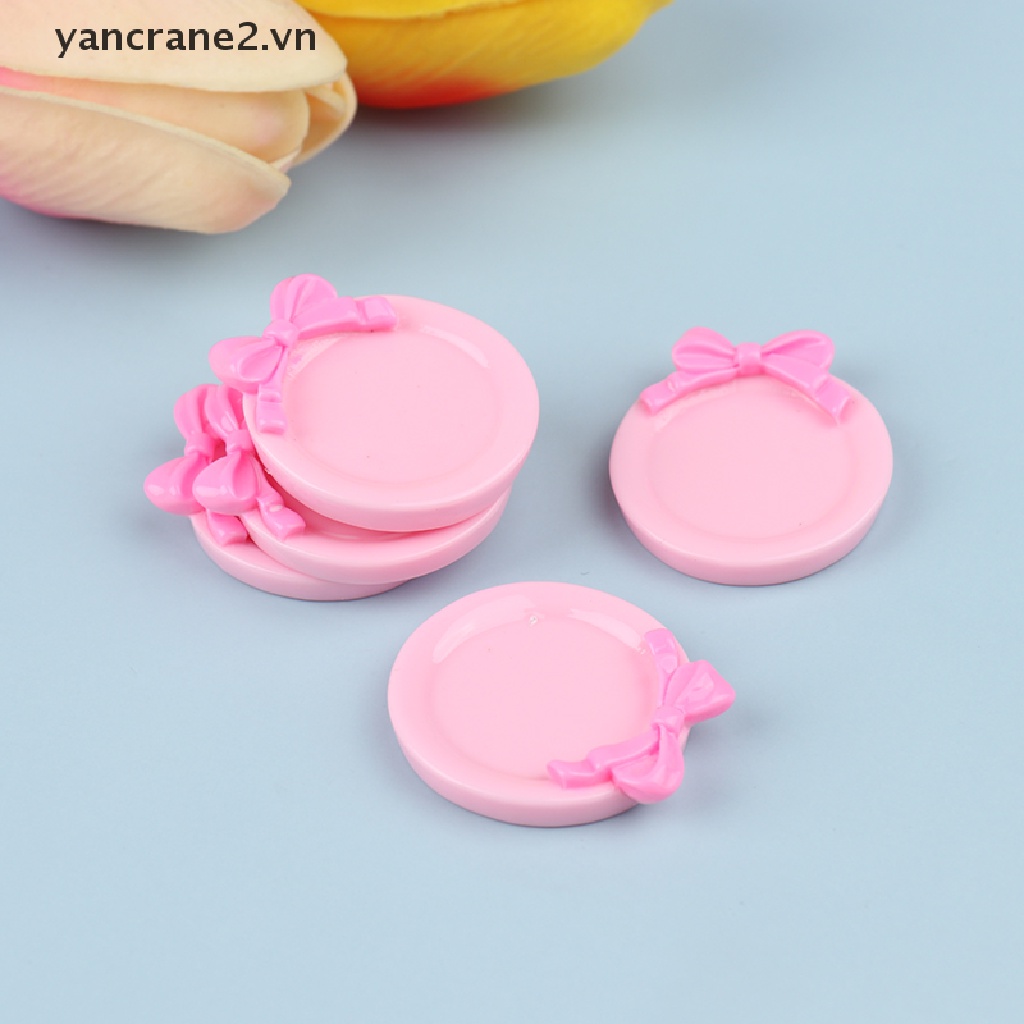 Bộ 5 Đĩa Tráng Miệng Tỉ Lệ 1: 12 Dành Cho Búp Bê