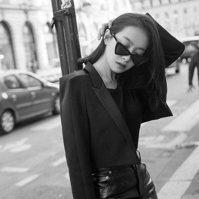 Kính mát gọng tam giác phong cách Hip Hop thời trang cho nam nữ