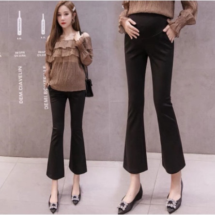 Quần bầu ống loe chất UMI cao cấp hách dáng mặc đi làm đi chơi cực xinh