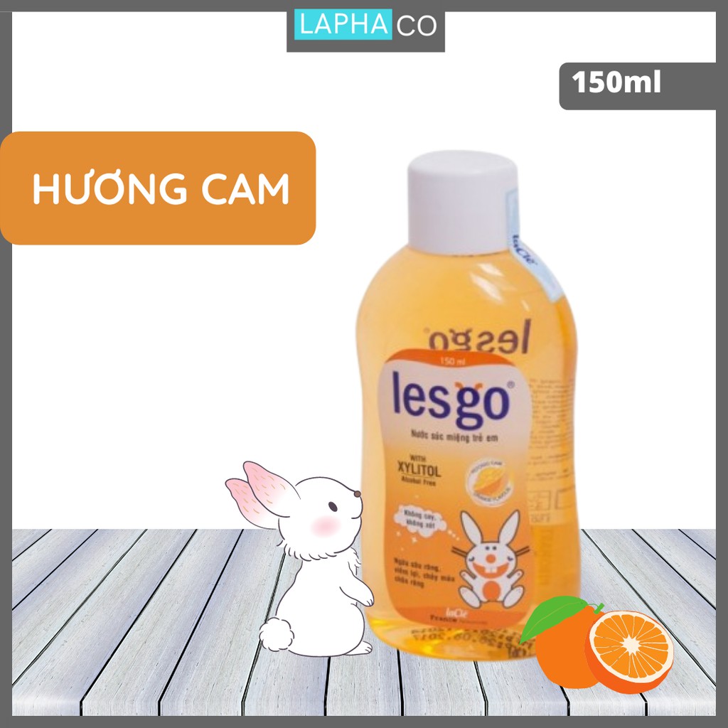 Nước súc miệng trẻ em Letsgo 150ml