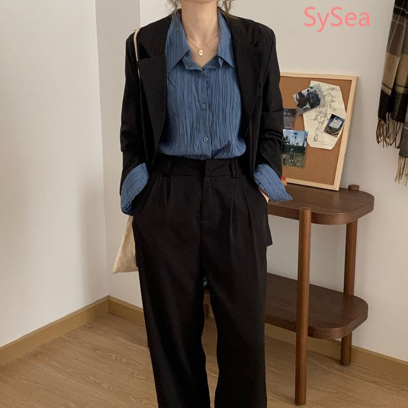 Áo sơ mi dài tay dáng rộng thời trang mùa xuân dành cho nữ