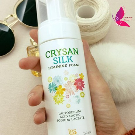 Dung dịch vệ sinh phụ nữ Crysan Silk - 150ml - L2V Natural Beauty Shop