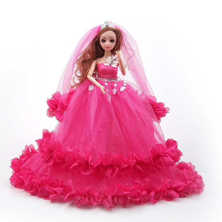 Búp bê Barbie cô dâu thế hệ mới-100% Nhựa nguyên sinh