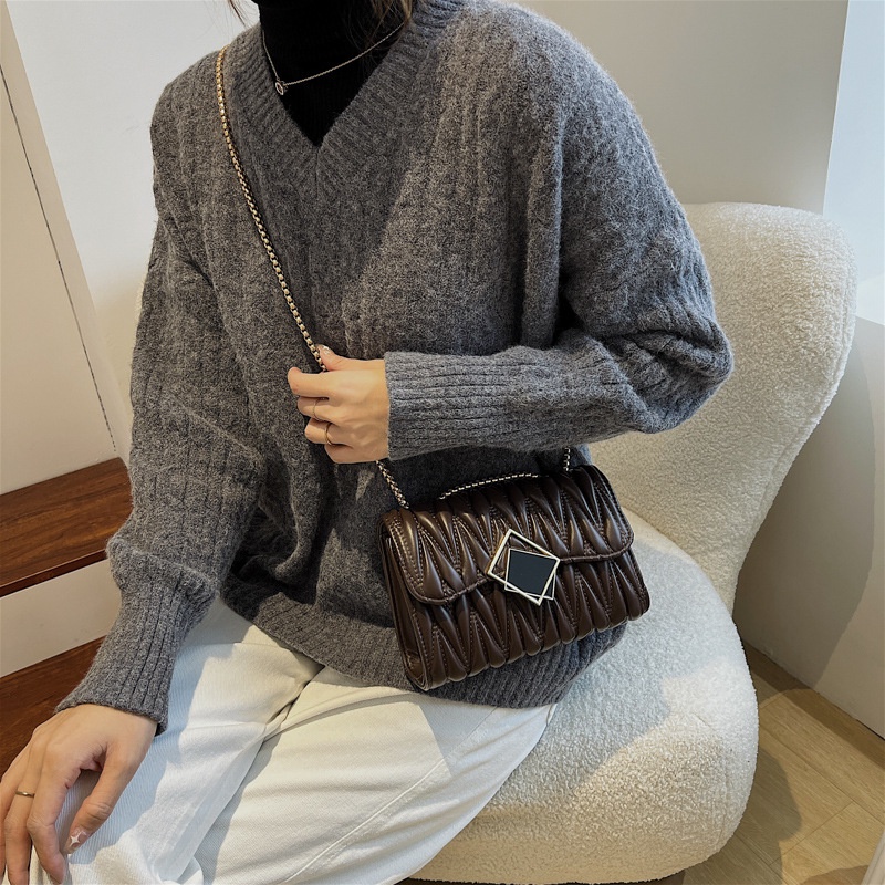 Túi Đeo Chéo Hình Vuông Nhỏ Đơn Giản Phong Cách Hàn Quốc