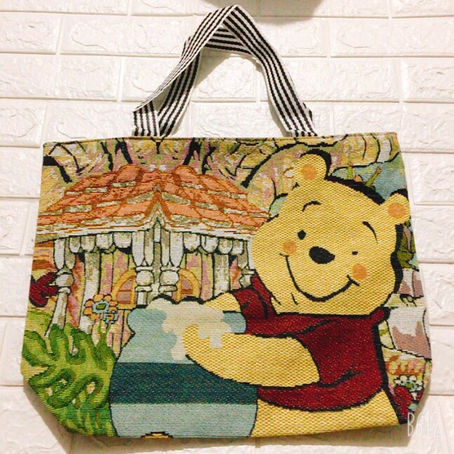 Túi thổ cẩm hoạt hình (SIÊU TO) 38*45cm .