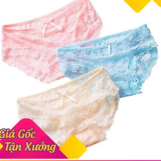 Quần lót ren chất liệu mềm mịn thấm hút mồ hôi Modal