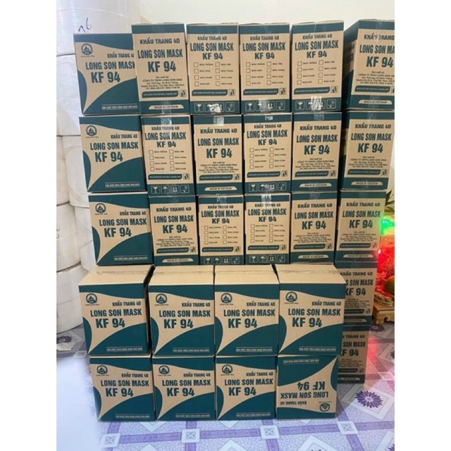 [Hộp 10 chiếc] Khẩu Trang KF94 Hàn Quốc thoáng khí - Cam kết chính hãng (Tặng kèm nơ cột tóc)