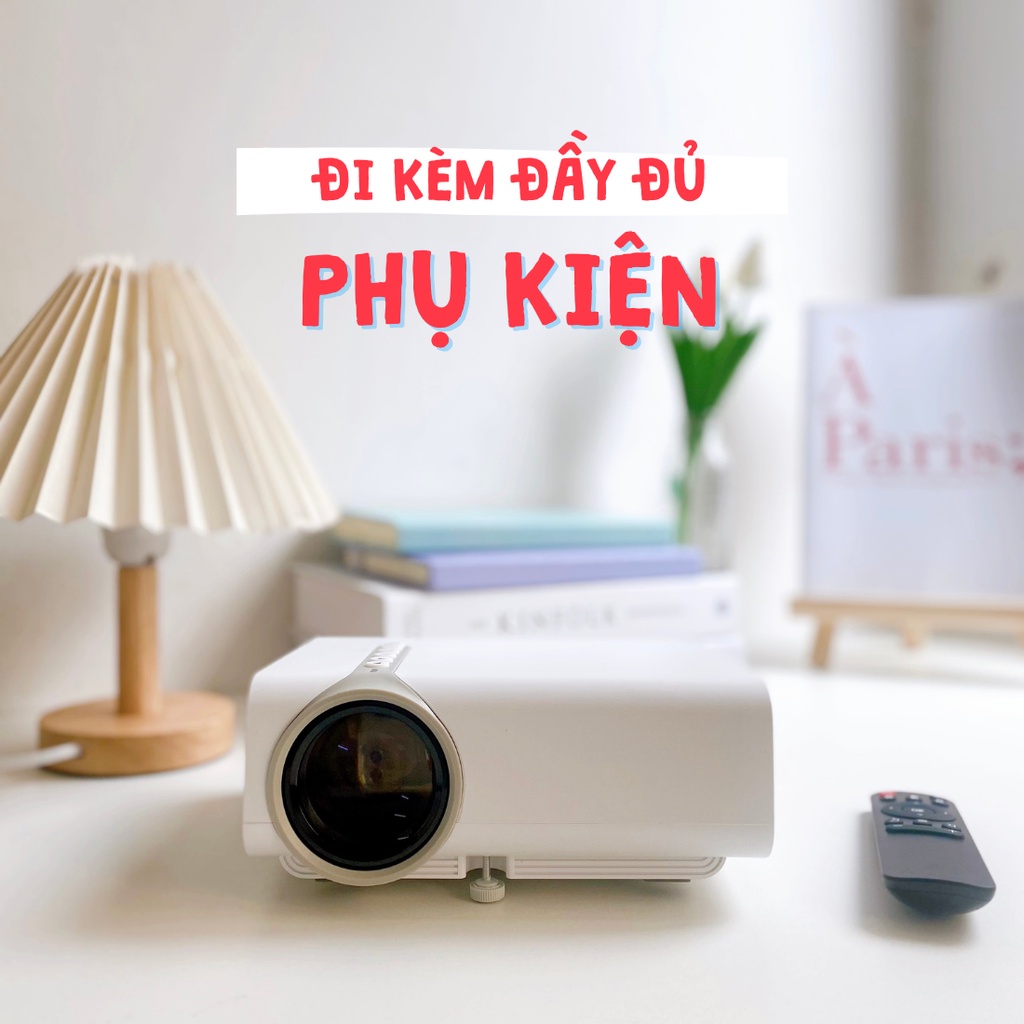 Máy Chiếu Phim Mini YG520 Chính Hãng LEJIADA - Chỉ Có Kết Nối Qua Dây Cáp