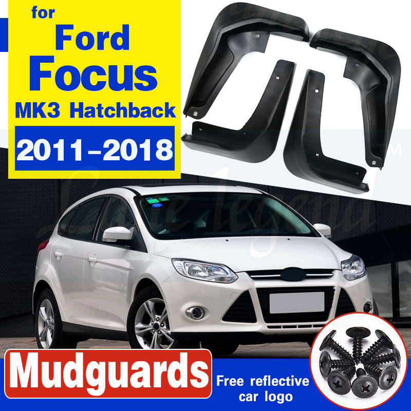 Tấm Chắn Bùn Chuyên Dụng Cho Xe Hơi Ford Focus 3 Mk 3 Hatchback 2011-2018