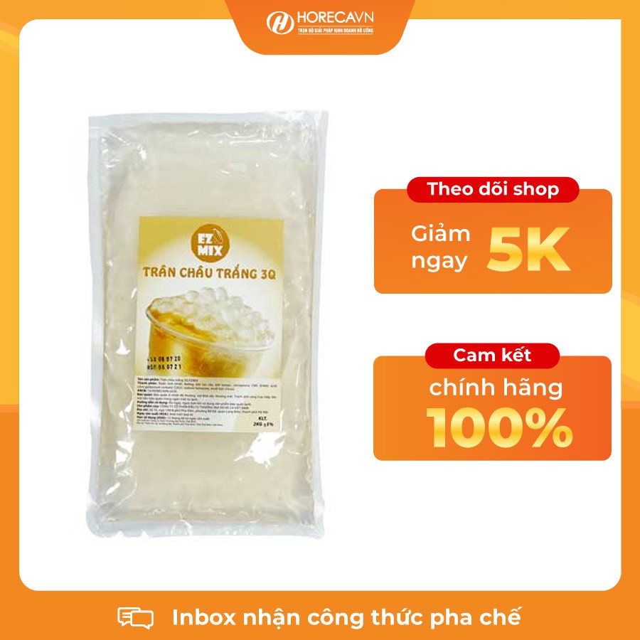 Trân Châu Trắng 3Q Ezmix 2kg - GIÒN NGON - HÀNG VIỆT NAM