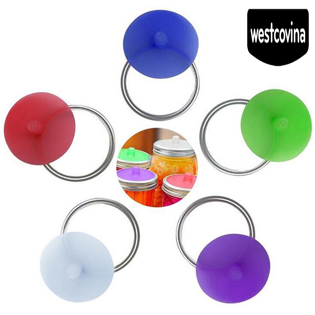 [Hot]☀ Nắp Đậy Lọ Bằng Silicone Miệng Rộng Không Nước Lên Men Thực Phẩm