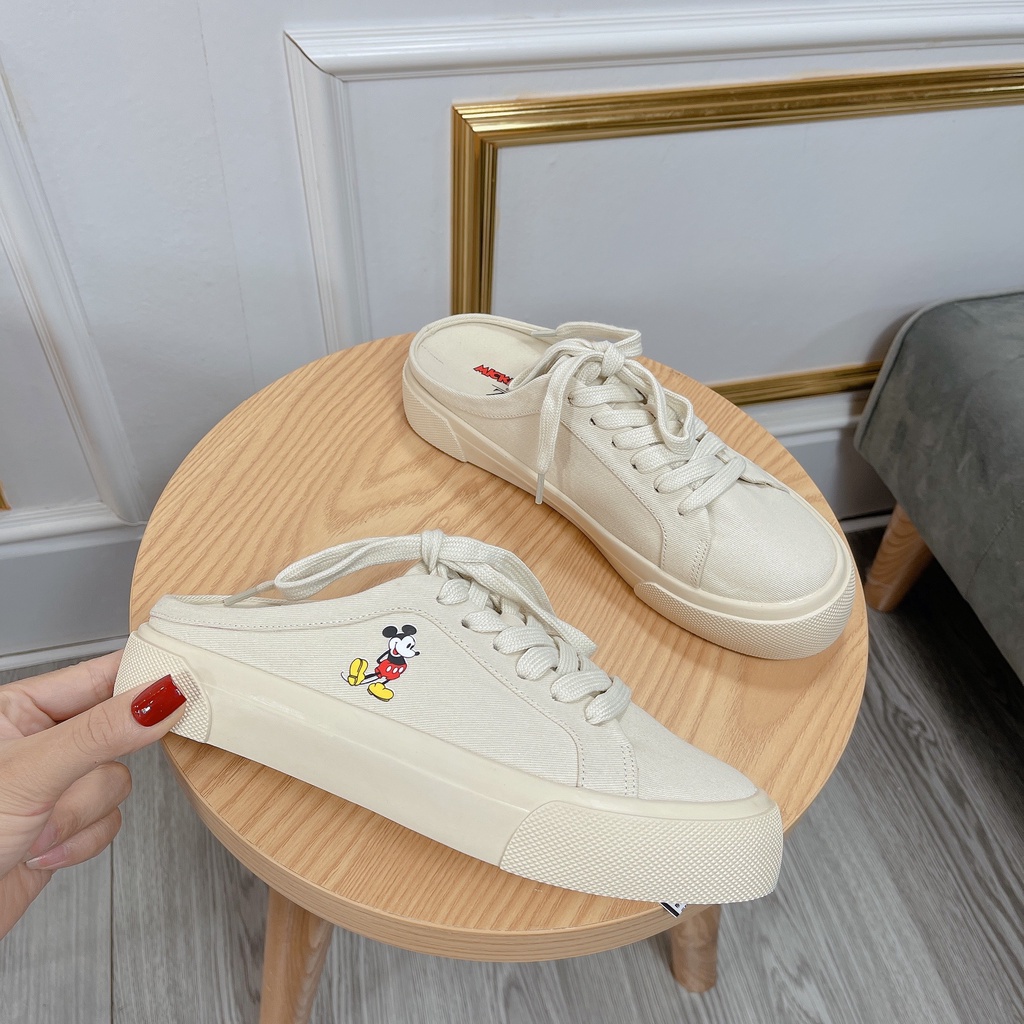 Giày Sục zara mickey xuất dư fullbox tag mác