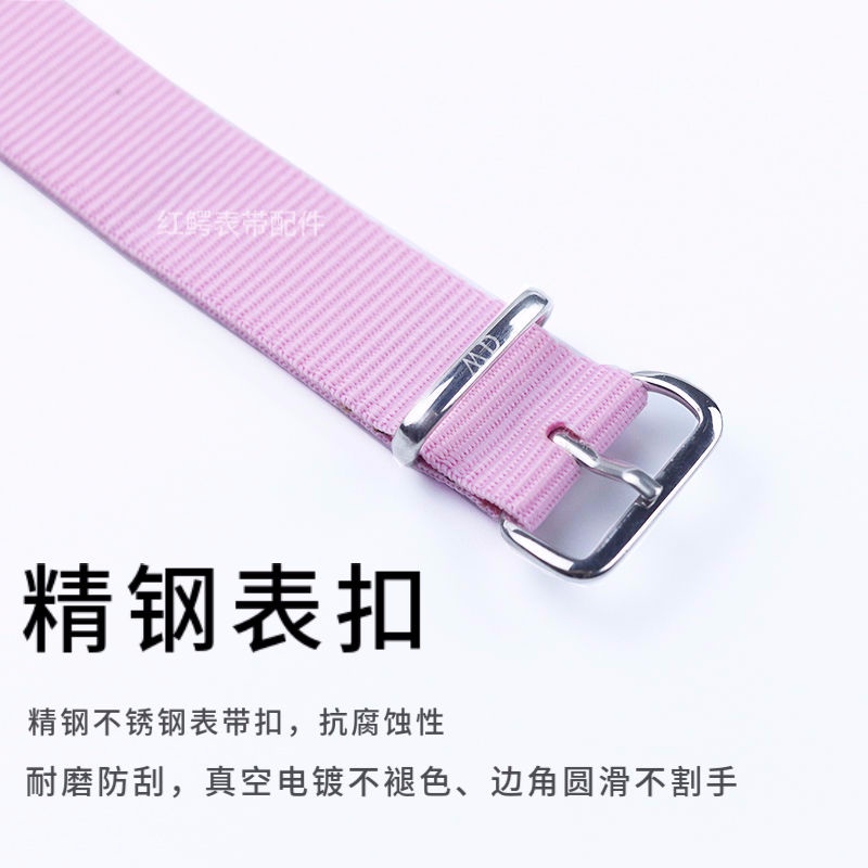 Dây Đồng Hồ Đeo Tay dw Bằng Vải canvas nylon Màu Hồng / Đen / Xanh Dương / Trắng Cho Nam Và Nữ