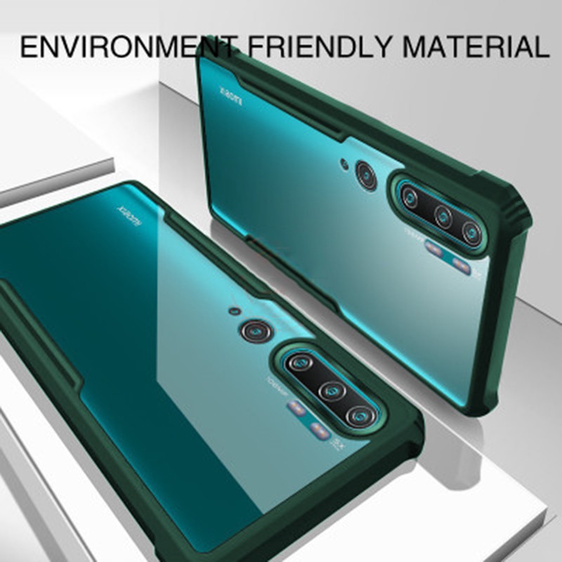 Ốp điện thoại viền TPU màu sắc trong suốt thời trang dành cho Xiaomi Note 10 Pro Mi CC9 Pro