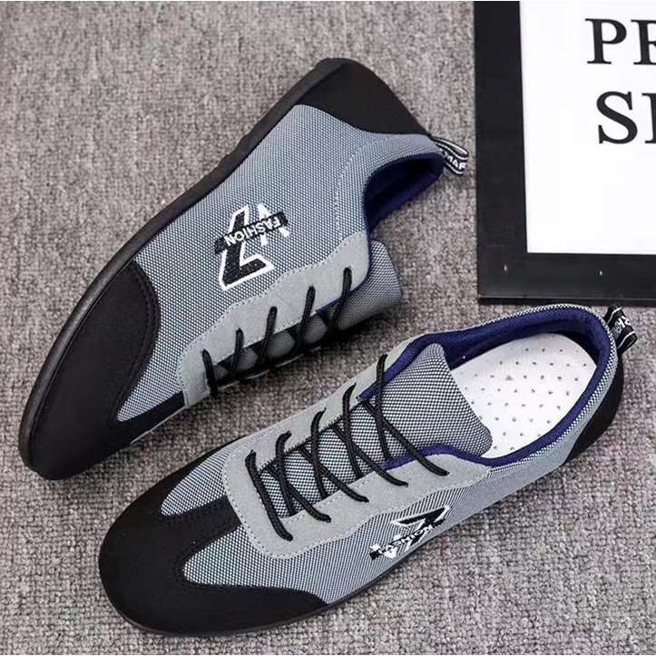 Giày Lười Vải Nam, Giày Lười Dáng Thể Thao Mã VG007