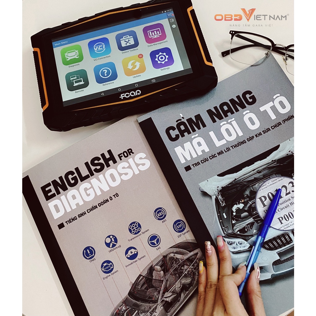 Bộ sách Tiếng Anh Chẩn Đoán & Cẩm Nang Mã Lỗi Ô Tô Và Bộ Sách Tiếng Anh Chuyên Ngành Ô Tô