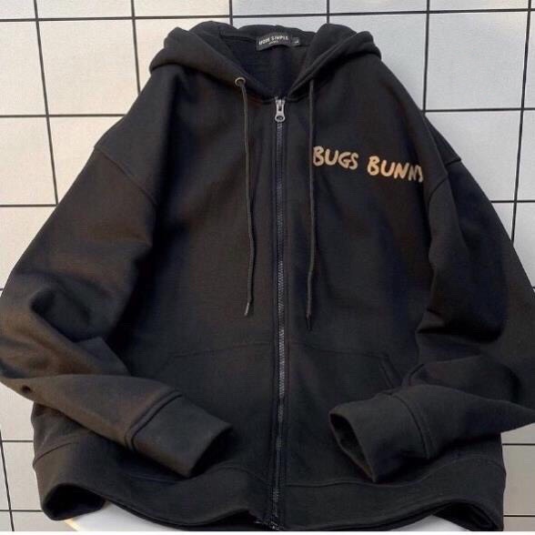 [Có Video Thật + Ảnh Thật] Áo Khoác Nỉ Dày Dặn 2 Màu In Hình Thỏ Bunny Bug Mã 577 - Daisy Clothings | BigBuy360 - bigbuy360.vn