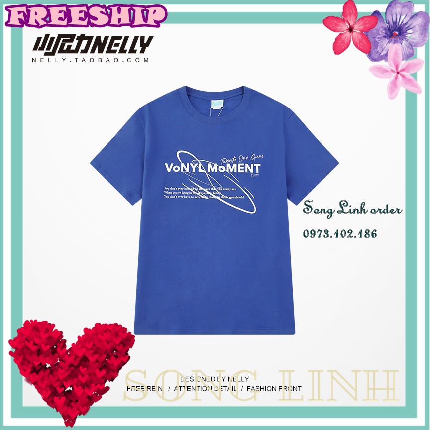 Áó thun cộc tay Nelly -Heybig mẫu VONYL MOMENT