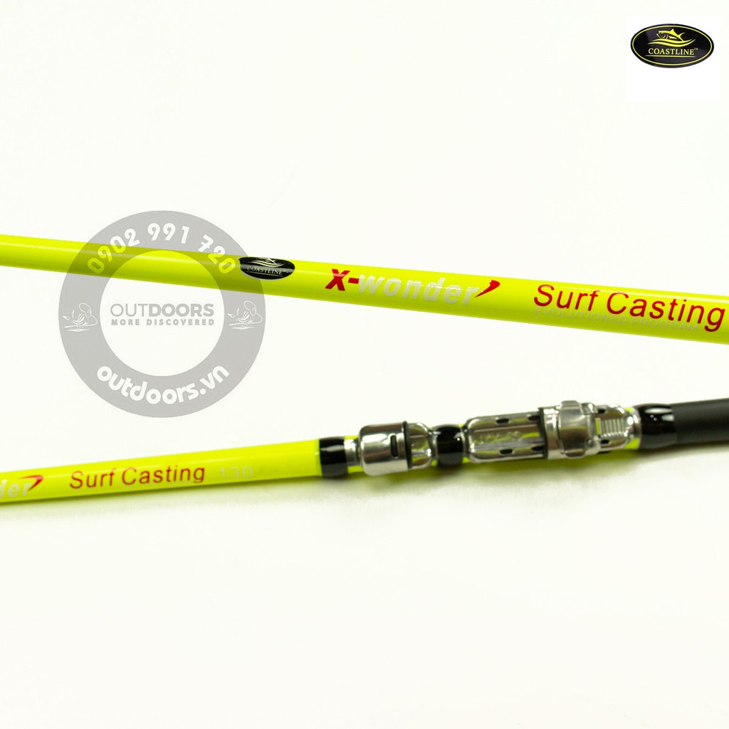 Cần chuyên dụng câu tôm Coastline X-Wonder Surf Casting 1m3/ 1m5/ 1m8/ 2m1 (đọt đặc)