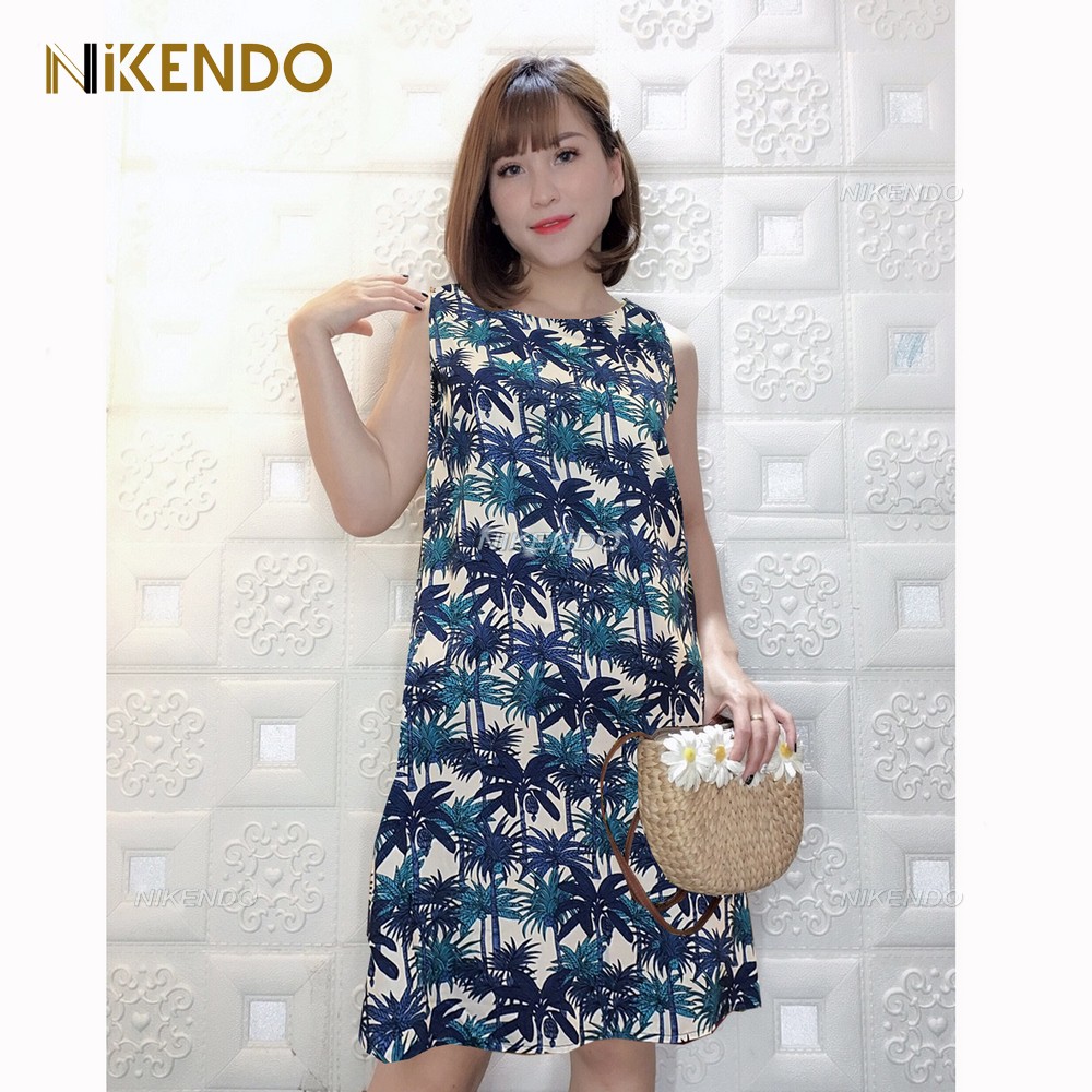 Đầm Suông Dài Vải Lanh Lụa( Tole) , Váy Chữ A Dài Sát Nách  Nhiều Họa Tiết Nikendo ( Video tự quay) VL2 | BigBuy360 - bigbuy360.vn