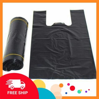 Combo sỉ 10kg túi nilon đen đóng hàng,  túi bóng đen đựng rác các cỡ