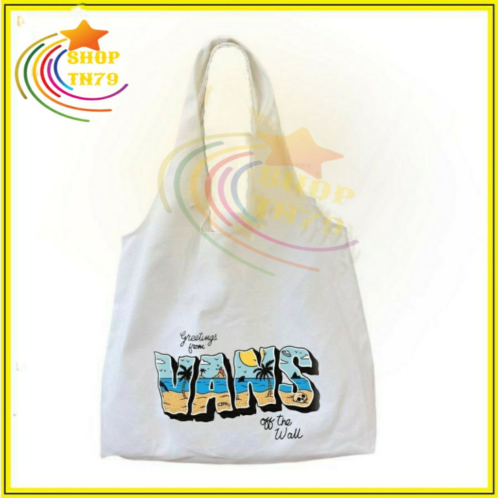Túi đeo vai thời trang vải canvas mềm loại to đi hoc , đi chơi , đi làm đều rất đẹp - RUBIK, CHỮ