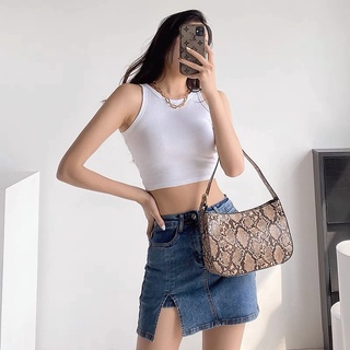 Áo croptop ba lỗ basic dáng ôm chất thun tăm co giãn