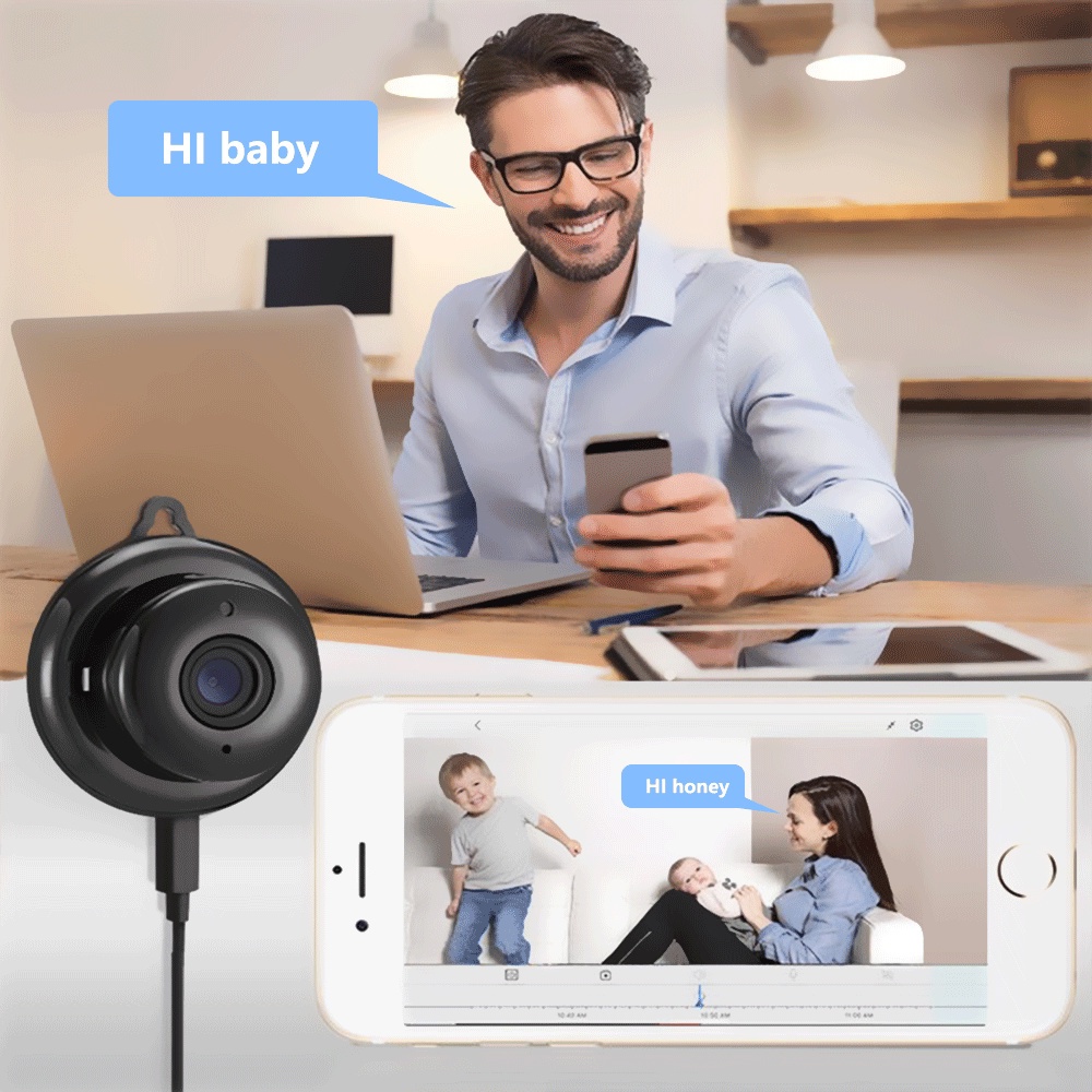 Camera An Ninh Cctv V380 Wifi Không Dây Có Tầm Nhìn Ban Đêm