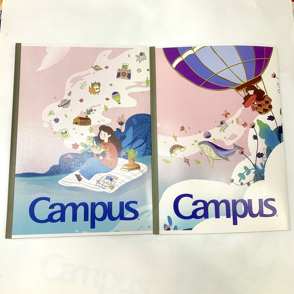 [Mã LIFEBOOK1 giảm 30K đơn 150K] [Mẫu mới] Lốc 10 Vở KN Campus PICNIC 80 trang