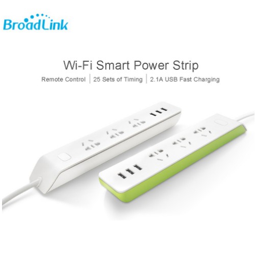 BROADLINK MP2, ổ cắm WIFI, điều khiển từ xa thông minh, có cổng USB