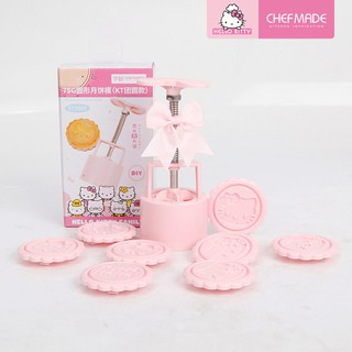 Khuôn nhấn làm bánh trung thu CHEFMADE KT7049 tạo họa tiết Hello Kitty 3D độc đáo cho 75g