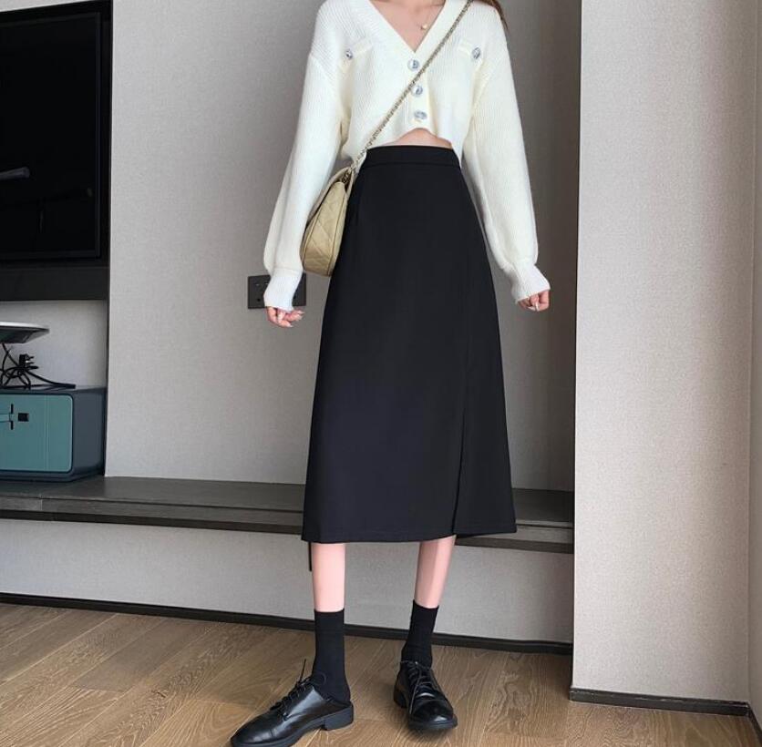 Chân Váy Chữ A Lưng Cao Thời Trang Mùa Thu 2020 Size S-5Xl | BigBuy360 - bigbuy360.vn