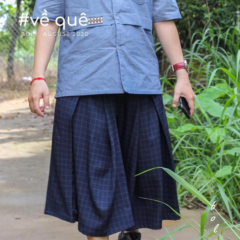Quần Li A (lỡ) chất liệu Kaki jeans mỏng_BL43