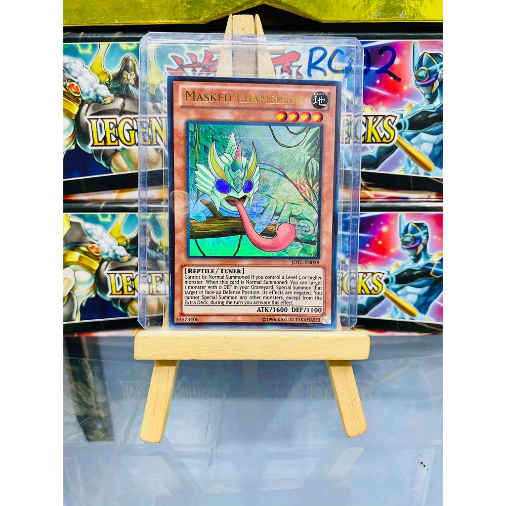 [ Dưa Hấu Yugioh ] Lá bài thẻ bài Masked Chameleon – Ultra Rare - Tặng bọc bài nhựa bảo quản
