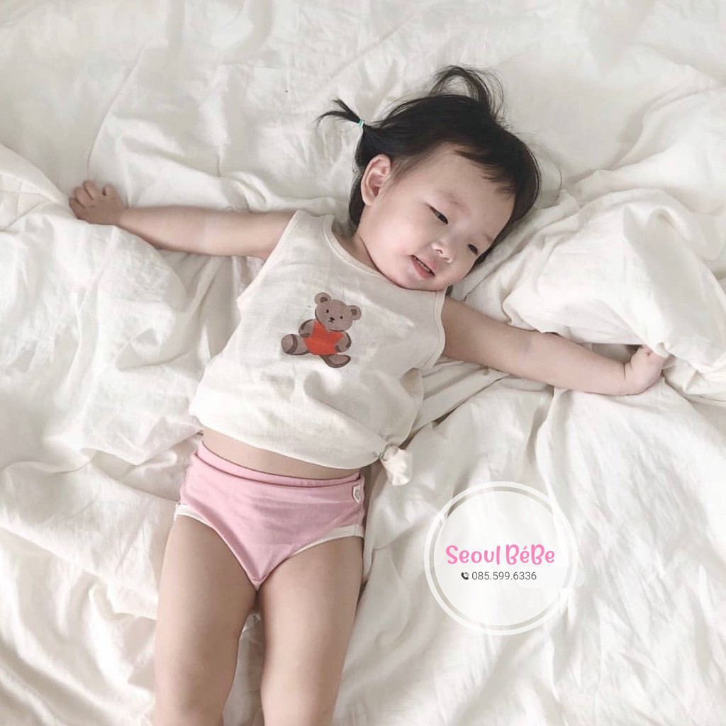 SET 3 ÁO BA LỖ CHEESE CHO BÉ TRAI BÉ GÁI CHẤT COTTON  HÀNG NỘI ĐỊA HÀN, HÌNH CUTE