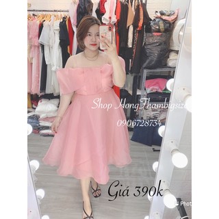 Đầm công chúa rớt vai bigsize