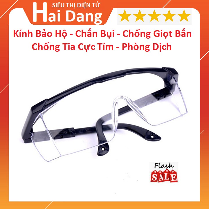 Kính Bảo Hộ Chống Bụi Trong Suốt, Chống Mưa, Chống Tia Cực Tím, Chống Giọt Bắn - Phòng Dịch