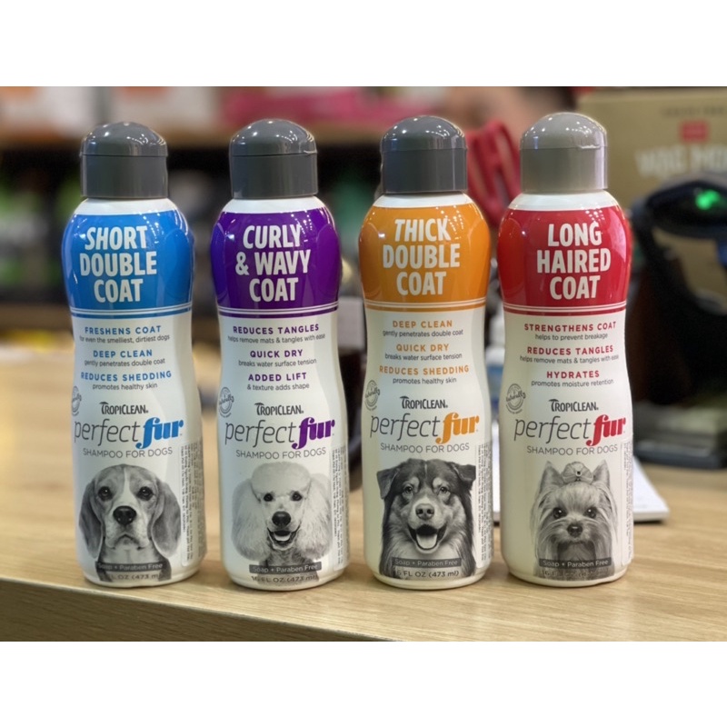 [SỮA TẮM PHỤC HỒI CHUYÊN SÂU] TROPICLEAN PERFECT FUR 16oz