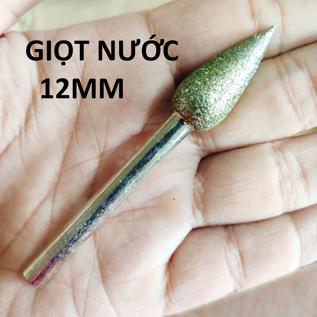 Mũi mài đá ngọc, cán 6mm, đủ hình/ đủ size