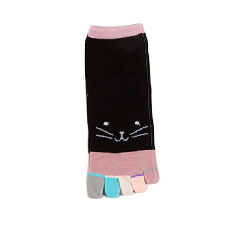 Tất Cotton xiangbao Hình Mèo Hoạt Hình Nhiều Màu Sắc Kẹo Ngọt Cho Nữ