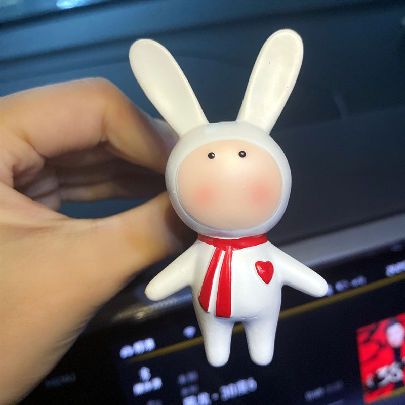 Kẹp Khuếch Tán Nước Hoa Gắn Điều Hòa Xe Hơi Hình Thỏ Dễ Thương